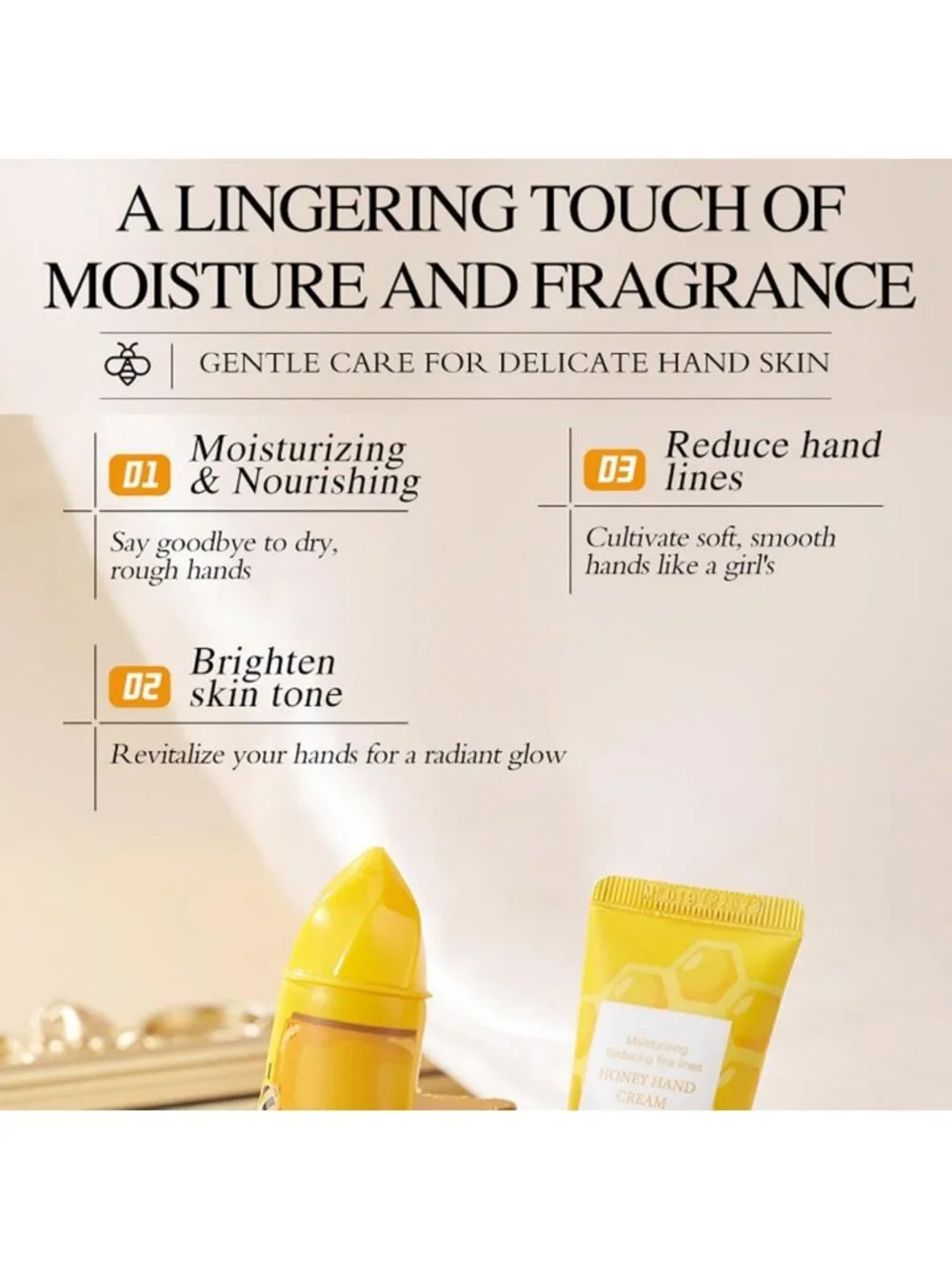10 PCS Moisturizing Hand Cream Set - Hydrating & Nourishing Lotion for Dry Hands